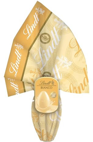Lindt Uovo di Pasqua al Cioccolato Bianco con Sorpresa, 240g