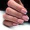 French False Nails Short - 24PCS White Pink French Tip Press On Nails In 15 Sizes - Elegant Removable Stick On Nails With Glue - Acrylic Full Cover Fake For Women Girls Art DIY