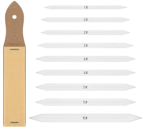 Meyeyaia 9 Stück Papierwischer Set mit Schleifpapier für Bleistifte Zeichnen - Papierwischer zum Zeichnen Zubehör - Verblender Radiergummi Stift für Abwischen Korrigieren Kunst Künstler Basteln