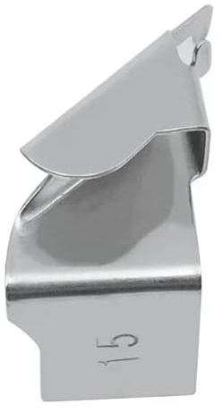 1 st industriell overlock symaskin regel sömguide fållguide tunt material skrynkelfria tygdelar(15MM)