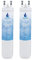 Lot de 4 filtres universels USC100 WPRO pour réfrigérateur Samsung, LG, Whirlpool, Daewoo, Haier