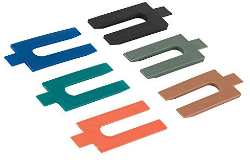 FIXMAN Silverline 633499 - Cuñas de plástico variadas, 100 pzas