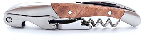 Cavatappi Professionale & Apribottiglie | Cavatappi da Sommelier | Accessorio Vino Elegante | Cavatappi con Doppia Leva e Taglierino | 100% Garanzia di Rimborso | Casparo Design