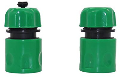 Adattatore Connettore Tubo 2 Pezzi Connettori Rapidi per Tubo Dell'Acqua da Giardino Sigillatura Estremità Tubo Connettori Rapidi Raccordi Collegati per Tubo da 1/2 Strumenti per L'Irrigazione/Connet