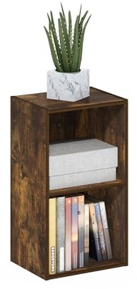 Furinno Pasir Libreria a 2 ripiani aperti, Pino Ambrato