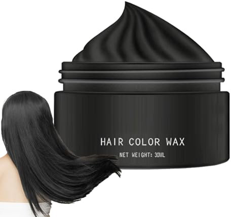 Cire de teinture capillaire temporaire, teinture crème de coiffure instantanée,Crème de teinture de coiffure temporaire - Cire de teinture capillaire de couleur naturelle à modelage temporaire pour ho