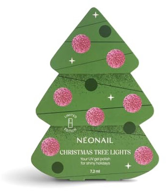 NÉONAIL UV Nagellack 7,2 ml - Glitzernd Rosé - Christmas Tree Lights - NÉONAIL Farben - UV Lack - Gel Nägel - Nageldesign