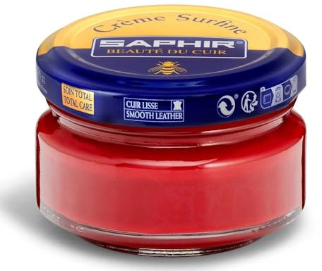 Saphir Cirage Surfine pour Chaussures, Rouge Cerise, 50 ml, 1 Unité