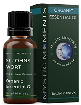 Mystic Moments St Johns Wort/Johanniskraut Organisches Ätherisches Öl - 5ml - 100% Rein