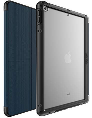 Otterbox Symmetry Folio, Protection Antichoc avec Rabat pour Tablette Apple Ipad 7ème Gen avec Porte Stylet -10.2 Bleu