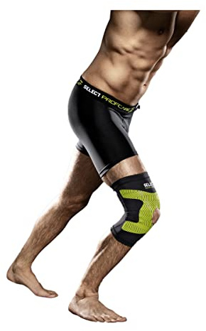 Derbystar Kompressions-Kniebandage Rodillera de compresión, Unisex, Negro, XS