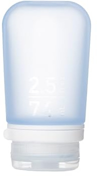 Humangear GoToob+ Medium 74ml Travel Bottle with Locking Cap - Blue