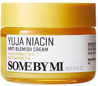 SOME BY MI Yuja Niacin, crema anti-imperfezioni, 2,02 oz, 60 ml, idratante giornaliero per il viso a base di niacinamide al 5%, schiarimento avanzato della pelle