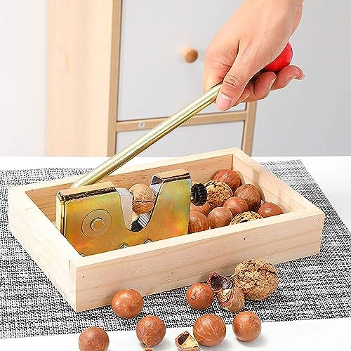 HXC-BLG Nussknacker Walnussknacker,Nut-Cracker mit Hebel-Funktion grönverstellbar öffnet mühelos hartschalige Nüsse Für Haselnüsse, Paranüsse, Mandeln, Pekannüsse