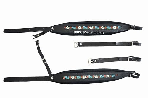 Manifattura Italiana Gurte für Akkordeon Akkordeongurte Akkordeonriemen 8 CM DELUXE 100% italienische Produktion CASTELFIDARDO