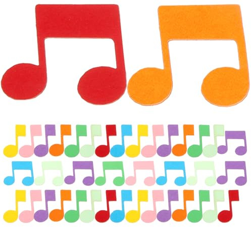LIFKOME Coriandoli Musicali 200 Pezzi in Carta Multicolore Ritagli di Note Musicali per Decorazioni da Tavolo e Feste Decorazione Sparsa per Matrimonio Party Uffici e Eventi