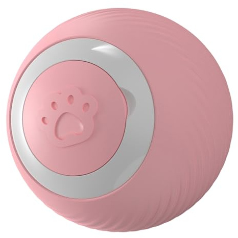 Giocattolo intelligente per gatti, giocattolo interattivo ricaricabile tramite USB, sfera in silicone con movimento automatico, per giochi attivi e istinti dei cacciatori, giocattoli intelligenti per