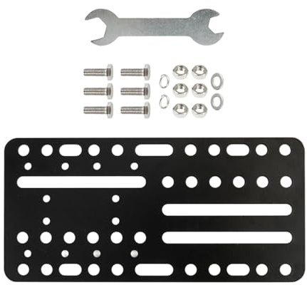 QUILSTM Soporte de placa de freno de mano USB Fabricado en metal resistente Fácil instalación Compatible con G27 G25 G29 G920 Su tamaño compacto permite