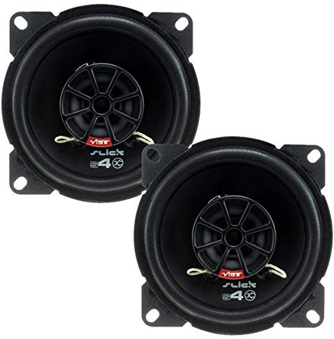 VIBE Slick 4” Coaxial speaker - 50/150 W (RMS/MAX) SLICK4-V7, Black