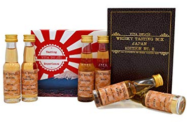 Vita Dulcis Whisky Japan No. 2 Tasting Probierset | 6x0,02l mit Verkostungsbooklet | Probier Set | Whisky Set