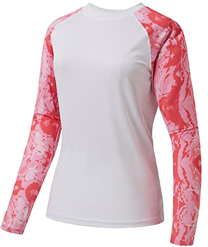 Bassdash T-Shirt de Protection Solaire UV UPF 50+ pour Femme à Manches Longues pour la pêche, la randonnée, la Performance