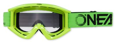 O'NEAL Motocross Brille Fahrradbrille Herren Damen B-Zero Goggle I MX MTB DH FR I Motorradbrille 100% UV-Schutz I Schlag & kratzfestes Glas I Grün I Größe One Size