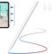 TECHGEAR Pencil 2nd Generation iPad, Magnetic Wireless Charge Pencil Stylus for Apple iPad Pro 11 / 12.9 6/5/4/3 Gens, Air 4/5, Mini 6, Tilt Sensitivity Palm Rejection Apple Stylus Pen