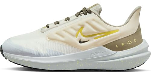 NIKE Damen WMNS Air Winflo Shield Niedrig, Helles Elfenbein High Voltage Neutral Olive, 40.5 EU