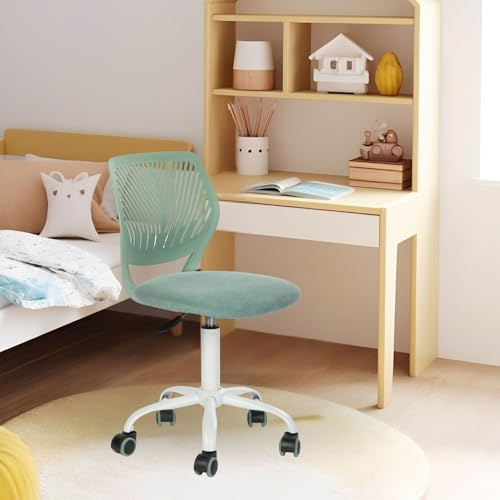 FurnitureR Kinderstuhl Schreibtisch Höhenverstellbar, bunter ergonomischer Jugendstuhl mit Rückenlehne und Armlehnen, Kinderstuhl mit 5 Rädern, für Kinder 3-10 Jahre alt, maximale Belastung 100 kg