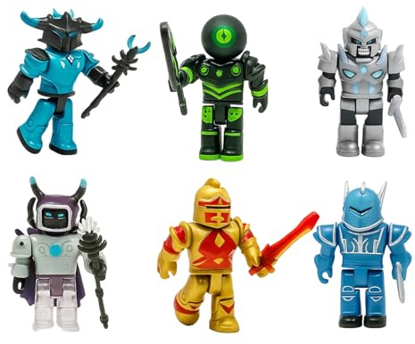 ZORVEXLYNX 6 juguetes para niños, juguetes, 6 figuras de acción con múltiples personajes para juego creativo y colección de exhibición en varios colores