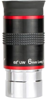 Ocular Ultra Gran Angular de 68° 6 mm, 9, 15 m y 20 FMC 1,25 for telescopio astronómico(6mm)