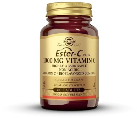 Solgar - Ester C PLUS 1000 mg vitamina C - 60 comprimidos