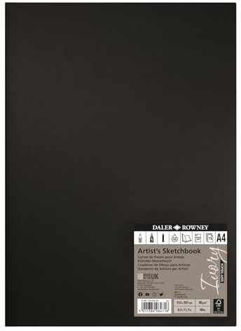 Daler Rowney ivory artist's sketch book A4 soft cover