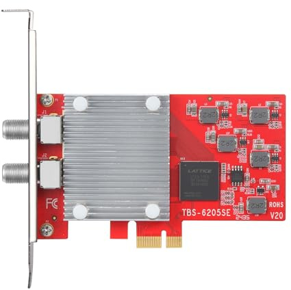 TBS 6205se DVB-T2/C2/T/C(J.83A/B/C)/ISDB-T/C/ATSC1.0 Quad PCIe Digital TV Tuner Card for PC