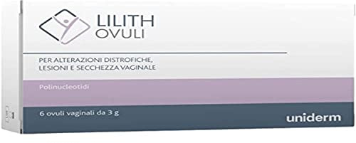 Uniderm Lot de 6 médicaments ovales Lilith