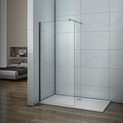Parete Doccia Walk vetro 8mm Barra regolabile 70-120cm 80x200cm