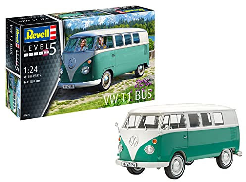 Revell 07675 VW T1 Bus 1:24 Scale Unbuilt/Unpainted Plastic Model Kit