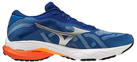 Mizuno Herren Wave Ultima 13 Sneaker, Tsea Silver Cherrytomato, 44 EU