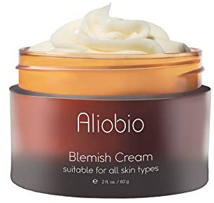 Acne Spot Treatment Cream Aliobio for Acne Scar Pimple Cream for Face & Back Acne Anti-Blemish Care 60g, yellow