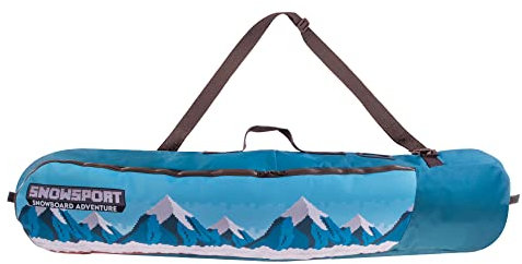 SnowCraft - Borsa da snowboard per bambini, 6 in 1, 148 cm