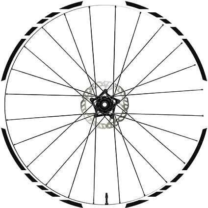 DualColorStampe MTB Aufkleber Felgen - 26 Zoll - 27,5 Zoll - 28-29 Zoll - Schwarz 70