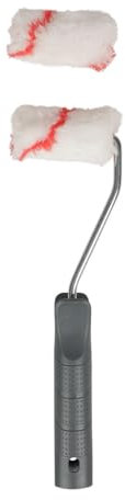 COGEX - Rouleau, rouleau peinture - Mini rouleau peinture 60mm - 2 manchons de 60mm - Manche en plastique 100% recyclé - Pour meubles et petites surfaces - Idéal pour la plupart des peintures