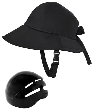 Perfeclan Casco da Bicicletta Circonferenza della Testa del Cappello della Benna da Surf 22,8-23,6 Pollici Casco da Bici per Adulto Resistente agli Urti per Le