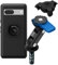 Quad Lock Motorcycle Fork Stem Phone Mount Kit with Vibration Dampener and Pixel 7a MAG Case