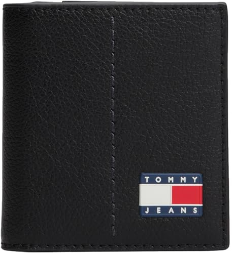 TOMMY JEANS Herren TJM Heritage CC & Coin AM0AM13698 Other Wallets, Schwarz (Black), Einheitsgröße, Schwarz (Schwarz), One Size