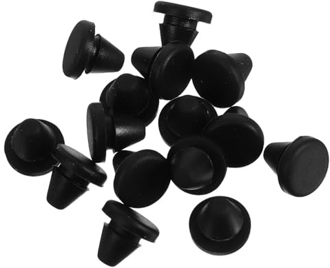 SHINEOFI Patins de Protection en Silicone Antidérapants pour Pieds de Four à Gaz, Bouchons pour Trous de Placard Fente, Amortisseurs de Vibrations, Lot de 15 Pièces, Usage la Cuisine