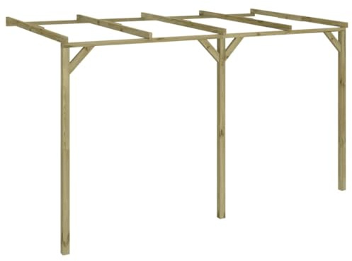 Générique Pergola à appentis 2 x 4 x 2,2 m Bois,Maison & Jardin,Pelouses & Jardins,Vie en extérieur,Structures extérieures,Arches, treillages & pergolas de Jardin,Brun,64.8 KG,41710