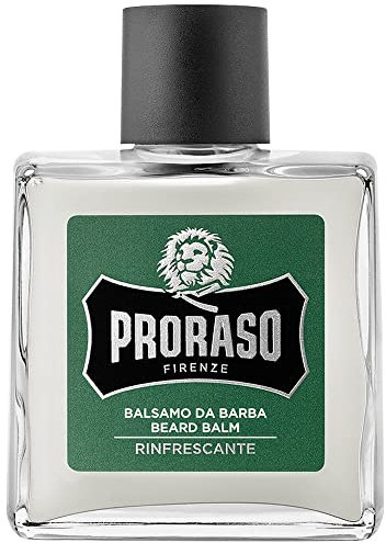 PRORASO Balsamo da barba Bart Conditioner erfrischend Anti-Juckreiz-Effekt , 100 ml (1er Pack)