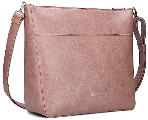 Zwei Unisex Mademoiselle.m M110 Blush Handbag, Rouge-Rot