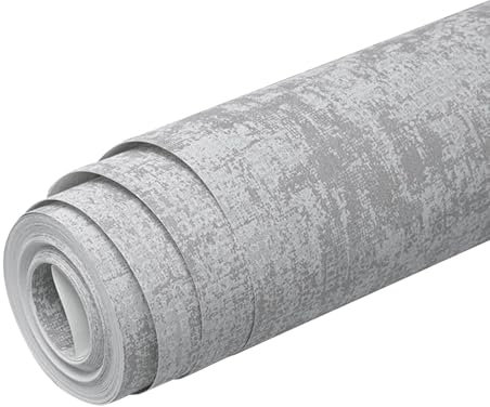 Carta da parati adesiva per camera da letto, carta da parati ruvida in cemento a prova di sporco, 920 x 53 cm, rotolo di carta da parati moderna, in tessuto non tessuto, per soggiorno